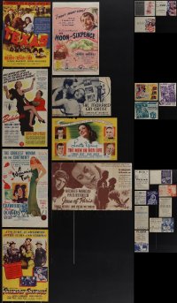 5d0440 LOT OF 11 HERALDS 1930s-1940s great images from a variety of different movies!