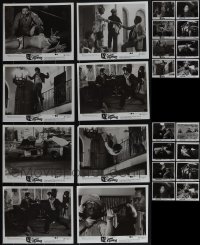 5d0626 LOT OF 24 BLAXPLOITATION 8X10 STILLS 1970s great scenes from several movies!