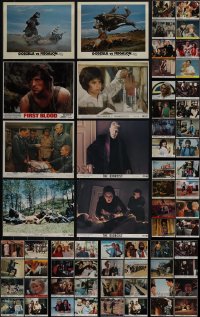 5d0600 LOT OF 76 8X10 COLOR STILLS & MINI LOBBY CARDS 1950s-1980s scenes from a variety of movies!