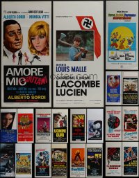 5d0753 LOT OF 25 FORMERLY FOLDED ITALIAN LOCANDINAS 1960s-2000s a variety of cool movie images!