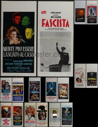 5d0761 LOT OF 17 FORMERLY FOLDED ITALIAN LOCANDINAS 1960s-2000s a variety of cool movie images!