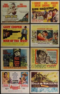 5d0349 LOT OF 8 TITLE CARDS 1950s-1960s great images from a variety of different movies!