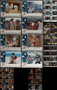 5d0323 LOT OF 48 LOBBY CARDS 1960s-2000s complete sets from six different movies!