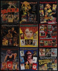 5d0470 LOT OF 9 VINTAGE HOLLYWOOD POSTERS 1-9 AUCTION CATALOGS 1990s-2000s great color images!