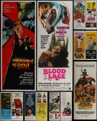 5d0791 LOT OF 13 UNFOLDED 1970S INSERTS 1970s great images from a variety of different movies!