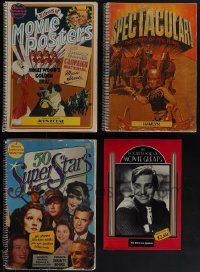 5d0145 LOT OF 4 12X17 SOFTCOVER MOVIE POSTER BOOKS 1970s-1980s 50 Years, Movie Greats, Epic Films!