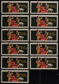 5d0697 LOT OF 11 1942 COCA-COLA BOY SCOUTS INK BLOTTERS 1942 Wholesome refreshment!