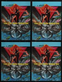 5d0397 LOT OF 4 SPY WHO LOVED ME SOUVENIR PROGRAM BOOKS 1977 Moore as James Bond, Barbara Bach!