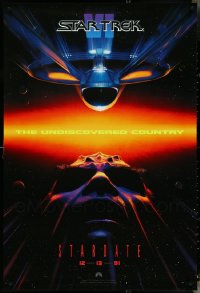 5d1073 LOT OF 5 UNFOLDED SINGLE-SIDED 27X40 STAR TREK VI TEASER ONE-SHEETS 1991 Undiscovered Country