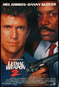 5d1084 LOT OF 5 UNFOLDED SINGLE-SIDED 27X40 LETHAL WEAPON 2 ONE-SHEETS 1989 Mel Gibson, Danny Glover