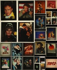 5d0486 LOT OF 31 4X5 & 8X10 COLOR TRANSPARENCIES 1970s-1990s great images from a variety of movies!