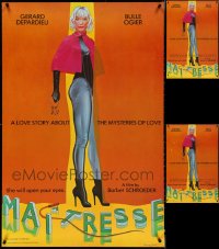 5d1154 LOT OF 3 UNFOLDED SINGLE-SIDED 27X41 MAITRESSE RATED ONE-SHEETS 1975 Schroeder, Jones art