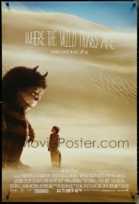 5d1106 LOT OF 5 UNFOLDED DOUBLE-SIDED 27X40 WHERE THE WILD THINGS ARE ADVANCE ONE-SHEETS 2009 cool!