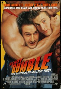 5d1125 LOT OF 5 UNFOLDED DOUBLE-SIDED 27X40 READY TO RUMBLE ONE-SHEETS 2000 David Arquette!