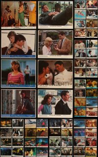 5d0589 LOT OF 94 COLOR 8X10 STILLS & MINI LOBBY CARDS 1960s-1990s a variety of incomplete sets!