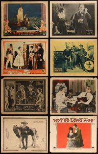 5d0334 LOT OF 19 SILENT LOBBY CARDS 1910s-1920s great scenes from several different movies!