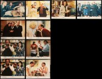 5d0339 LOT OF 10 LOBBY CARDS FROM DOM DELUISE MOVIES 1970s-1980s one signed by Gene Wilder!