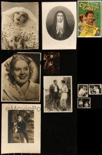 5d0507 LOT OF 10 MISCELLANEOUS ITEMS 1920s-1940s a variety of cool photos from movies & more!