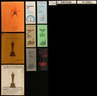 5d0504 LOT OF 12 ACADEMY AWARDS ITEMS 1950s-1980s programs & brochures for the Oscars!