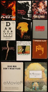 5d0400 LOT OF 11 PRESSKITS 1978 - 2001 Vampire Hunter D, Dead Men Don't Wear Plaid, King of Comedy!