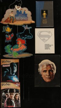 5d0515 LOT OF 6 MISCELLANEOUS ITEMS 1970s-2000s Harry Potter, Little Mermaid, Superman & more!