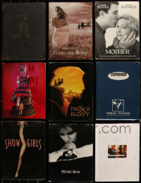 5d0403 LOT OF 9 PRESSKITS 1985 - 1998 from a variety of different movies!