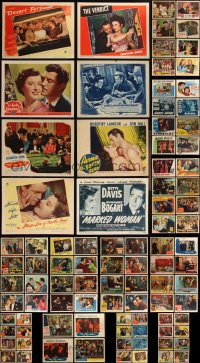 5d0308 LOT OF 92 1940S LOBBY CARDS 1940s incomplete sets from a variety of different movies!