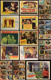 5d0309 LOT OF 89 1940S LOBBY CARDS 1940s incomplete sets from a variety of different movies!