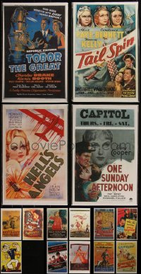 5d0160 LOT OF 15 11X17 BAGGED & BOARDED REPRODUCTION POSTERS 1980s classic movie images!