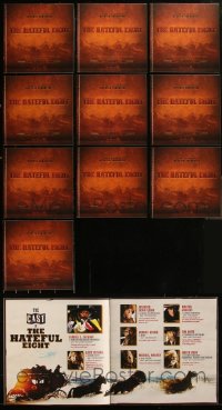 5d0389 LOT OF 10 HATEFUL EIGHT SOUVENIR PROGRAM BOOKS 2015 cool Quentin Tarantino western!