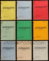 5d0356 LOT OF 9 DYNASTY TV SCRIPTS 1981-1982 from several season 2 and season 3 episodes!