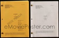 5d0375 LOT OF 2 EXIT STRATEGY TV SCRIPTS 2011 first draft & revised draft from the pilot episode!