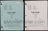 5d0374 LOT OF 2 LIE TO ME TV SCRIPTS 2009 both from the Truth of Consequences episode, one revised!