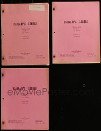 5d0370 LOT OF 3 CHARLIE'S ANGELS TV SCRIPTS 1981 all second draft for Angels of Death episode!