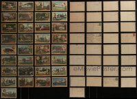 5d0687 LOT OF 33 HOLLYWOOD STAR HOMES POSTCARDS 1940s Gable & Lombard, Judy Garland & many more!