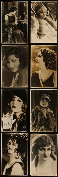 5d0642 LOT OF 8 DELUXE 7X11 MOVIE STAR PHOTOS 1920s-1930s Pola Negri, Gloria Swanson, Mary Pickford