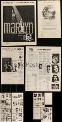 5d0122 LOT OF 29 MISCELLANEOUS PRESSBOOKS 1941 - 1970 great advertising from a variety of movies!