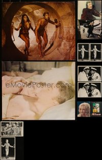 5d0130 LOT OF 16 16X20 COLOR STILLS & MISCELLANEOUS ITEMS 1960s-1970s a variety of movie scenes!