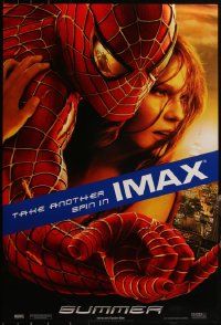 5d1120 LOT OF 5 UNFOLDED DOUBLE-SIDED 27X40 SPIDER-MAN 2 IMAX TEASER ONE-SHEETS 2004 Maguire, Dunst