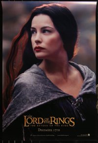 5d1131 LOT OF 5 UNFOLDED DOUBLE-SIDED 27X40 LORD OF THE RINGS: THE RETURN OF THE KING ARWEN STYLE TEASE 2003