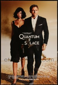 5d1079 LOT OF 5 UNFOLDED SINGLE-SIDED 27X40 QUANTUM OF SOLACE ADVANCE ONE-SHEETS 2008 Daniel Craig