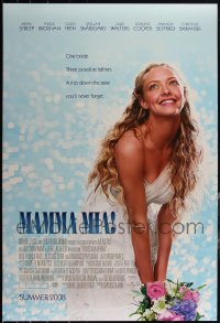 5d1096 LOT OF 5 UNFOLDED DOUBLE-SIDED ADVANCE MAMMA MIA ONE-SHEETS 2008 from the Broadway hit!