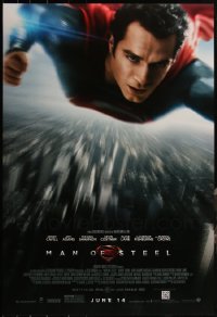 5d1129 LOT OF 5 UNFOLDED DOUBLE-SIDED 27X40 MAN OF STEEL ADVANCE ONE-SHEETS 2013 Henry Cavill