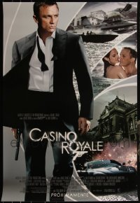 5d1095 LOT OF 5 UNFOLDED DOUBLE-SIDED CASINO ROYALE INTERNATIONAL SPANISH ADVANCE ONE-SHEETS 2006