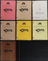 5d0359 LOT OF 7 CHEERS TV SCRIPTS 1980s teleplays from several different episodes!