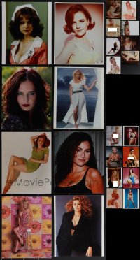 5d0734 LOT OF 24 SEXY ACTRESS REPRO PHOTOS 1980s-1990s great color portraits with some nudity!