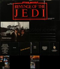 5d0139 LOT OF 6 PROMO BROCHURES 1980s Revenge of the Jedi, Blade Runner, Young Frankenstein & more!