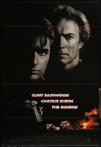 5d1077 LOT OF 5 UNFOLDED SINGLE-SIDED 27X40 ROOKIE ONE-SHEETS 1990 Clint Eastwood, Charlie Sheen