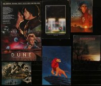 5d0497 LOT OF 14 PROMO BROCHURES 1970s-2000s great images from a variety of different movies!