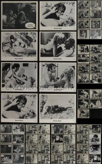 5d0580 LOT OF 109 SEXPLOITATION 8X10 STILLS 1970s sexy movie scenes with some nudity!